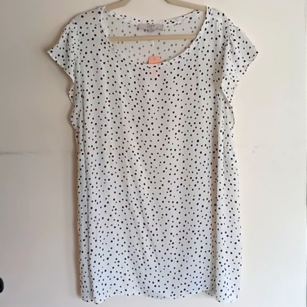 LOFT PLUS Polka-dot Top, Size 22 *NEW WITH TAGS*